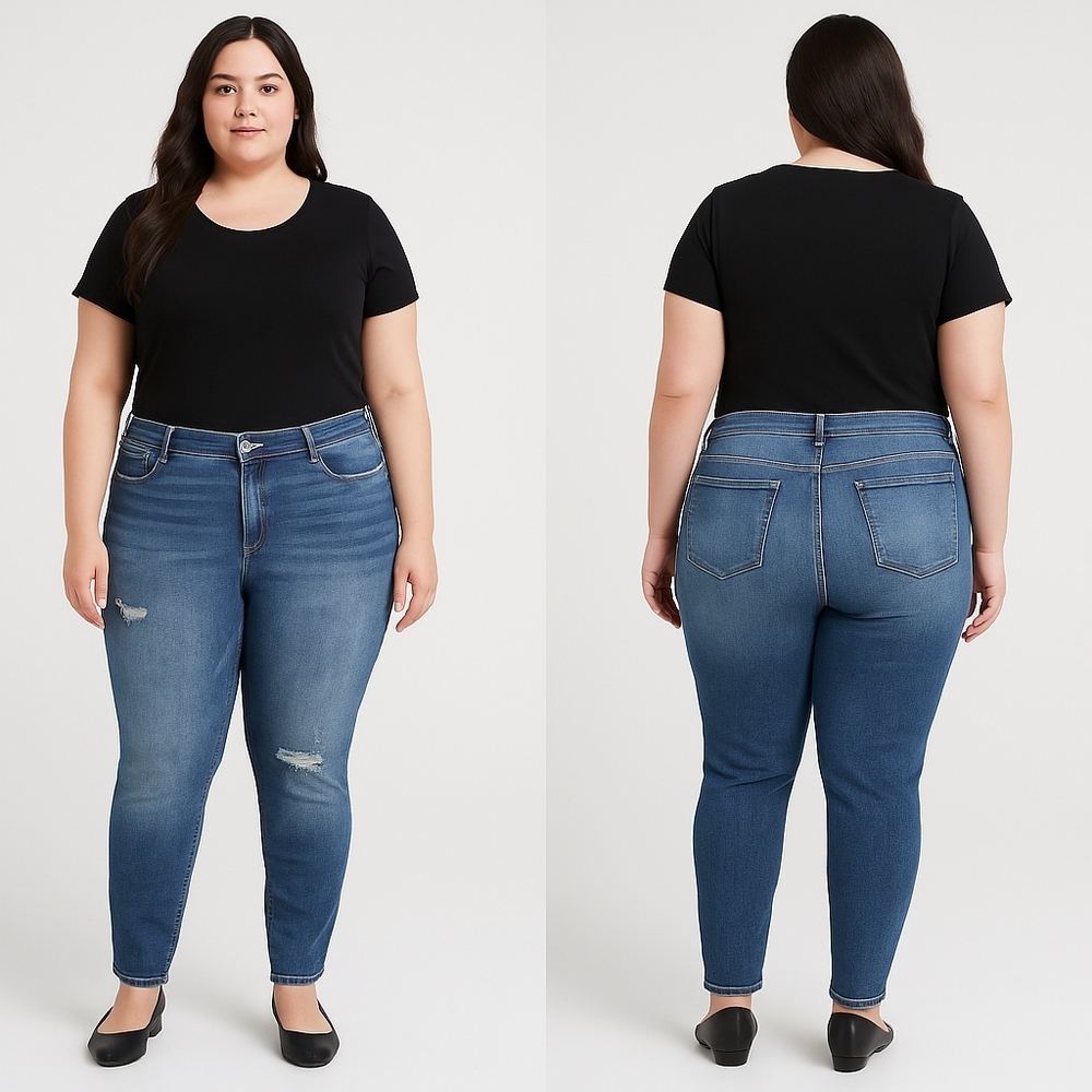 Maurices Women's Plus Size 18W Skinny Jeans